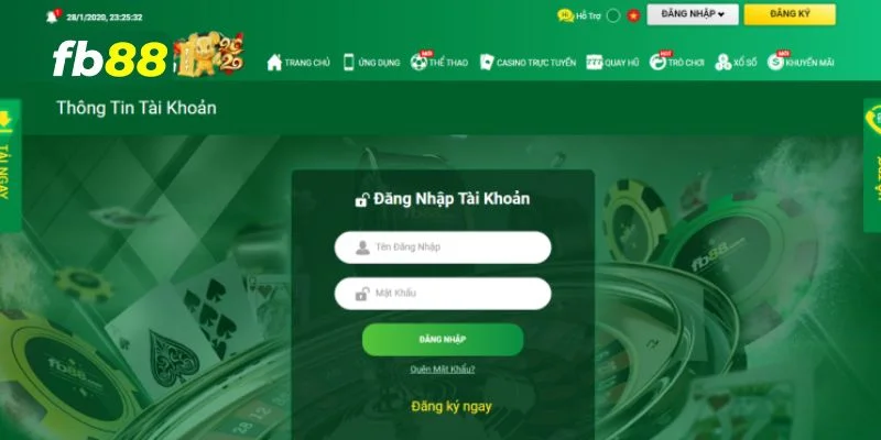 Chi tiết từng bước đăng nhập FB88 cơ bản cho tân thủ.
